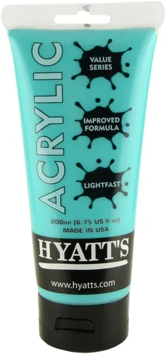Miniatura 6 de Hyatt's Alizarine - Pintura acrílica carmesí Tubo de pintura acrílica de 2.5 fl oz de grado artístico Secado rápido y pintura no tóxica
