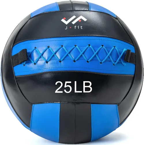 Miniatura 27 de JFit Wall Ball – Premium Soft Weighted Exercise Ball for Strength, Conditioning, Gym & Home Workouts, 4-30 LB
