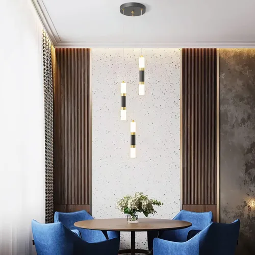 Miniatura 7 de Iluminación colgante moderna de cocina sobre isla regulable LED de 3 luces mini lámpara colgante, luces colgantes de cocina y dormitorio, accesorios