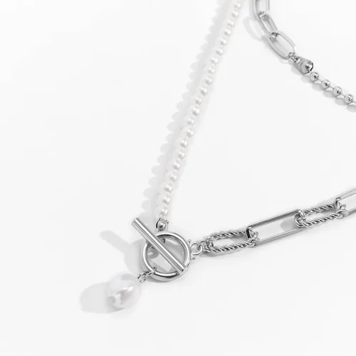 Miniatura 51 de Long tiantian Collares en capas para mujer, joyería occidental para mujer, collar de moneda apilable, collar de país, moderno, bohemio, verano