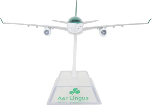 Miniatura 2 de TANG DYNASTY 1:400 Air Bus A330-300 Irlanda AER Lingus Metal Avión Modelo Avión Modelo Avión de Juguete (Verde)