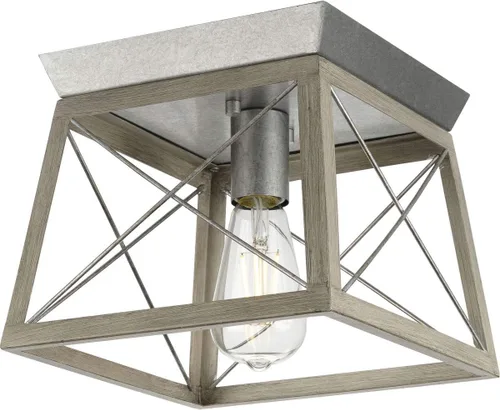 Miniatura 20 de Progress Lighting Briarwood Collection - Lámpara de techo de 1 luz, montaje empotrado para luces interiores de cocina, pasillo, dormitorio, sala