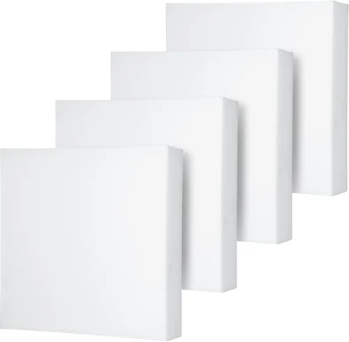 Frienda 4 cojines de espuma para tapicería de 24 x 24 x 5 pulgadas, cojín cuadrado de espuma de alta densidad para sofá, silla de ruedas, acolchado,