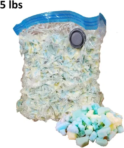 Miniatura 3 de Espuma de poliestireno triturada fina, relleno para relleno, tapicería, almohadas, manualidades, bolsas de frijoles, sillas, sofá, camas