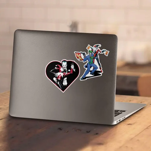 Miniatura 4 de Popfunk Classic Joker y Harley Quinn Dance T Shirt & Stickers