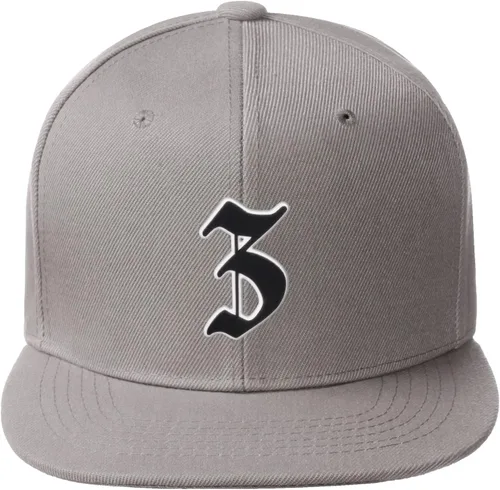Miniatura 977 de Daxton Gorra clásica con visera de billete plano con letras del alfabeto inglés antiguo de la A a la Z