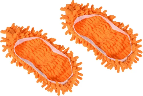 Miniatura 6 de M METERXITY 3 pares de fundas de limpieza lavables para zapatos, polvo de limpieza de pisos, pantuflas de felpilla para trapeador, aplicables a