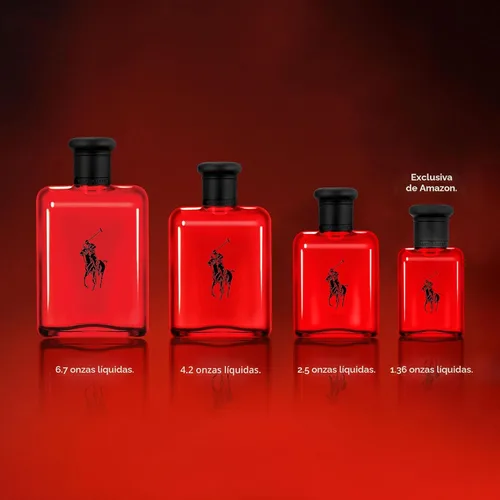 Miniatura 3 de RALPH LAUREN FRAGRANCES - Polo Red - Eau de Toilette - Men's Cologne - Woody & Spicy - With Grapefruit, Saffron, and Redwood - Medium Intensity