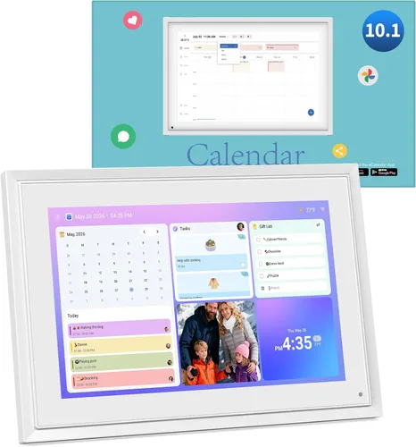 Miniatura 10 de Calendario digital inteligente de 10.1 pulgadas y tabla de tareas, pantalla táctil Full HD, sincronización WiFi, planificador electrónico