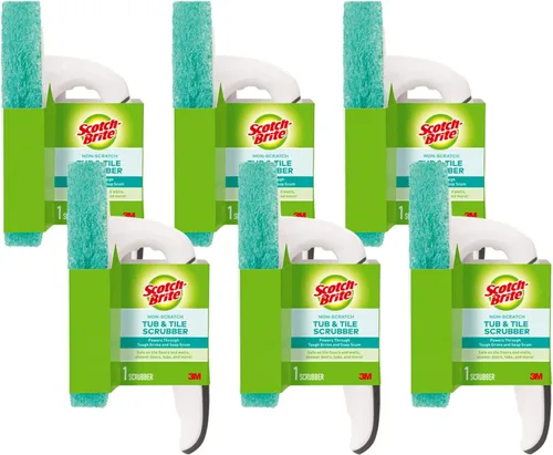 Scotch-Brite Limpiador antiarañazos para bañera y azulejos, 6 unidades