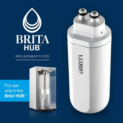 Miniatura 2 de Brita Filtro de agua de repuesto, sin BPA, reemplaza 900 botellas de agua de plástico, dura seis meses o 120 galones, incluye 1 filtro, esencial