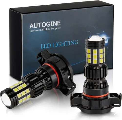 Miniatura 4 de AUTOGINE Bombillas antiniebla LED H11 H8 H16 extremadamente brillantes para luces DRL o antiniebla, 6000 K xenón blanco (paquete de 2)