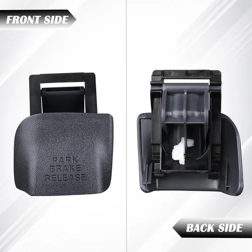 Miniatura 5 de TQPONLY 74934 Manija para Liberar Freno de Estacionamiento (Gris Niebla) Compatible con Dodge Ram 1500 2500 3500 de 1998 a 2002 Reemplaza RU38RC8AA