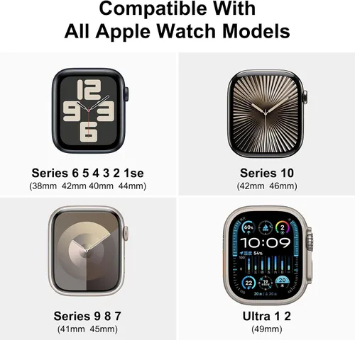 Miniatura 2 de Conectores de Correa Hapysen para Apple Watch, Adaptador de Correa de Reemplazo, Enlace de Reemplazo para iWatch Ultra (49mm) Serie 10 (46 42mm) 9 8