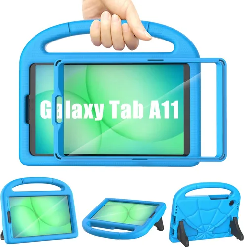 Miniatura 12 de Funda infantil para Samsung Galaxy Tab A11 /A9 de 8.7 pulgadas versión 2025/2023, ligera, a prueba de golpes, apta para niños, con protector