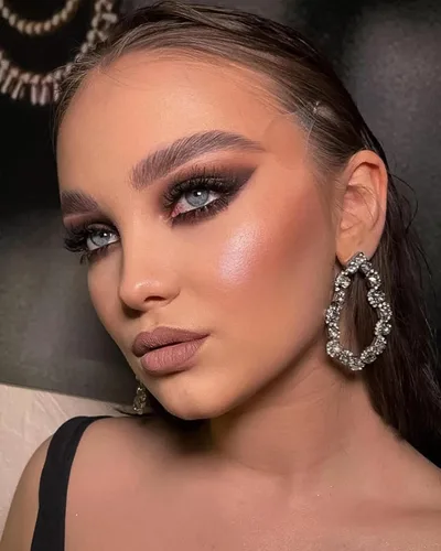 Miniatura 9 de Paleta de sombras de ojos ahumadas negras, 8 colores, gris oscuro, sombra de ojos ahumada para maquillaje gótico, negro, plateado, blanco, gris