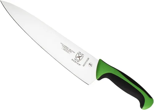 Miniatura 58 de Mercer Culinary - M23210WBH Mercer Culinary Millennia - Cuchillo para pan con borde ondulado de 10 pulgadas de ancho, color blanco