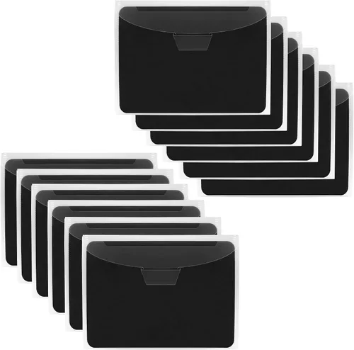 Miniatura 7 de UNIMEIX 12 hojas magnéticas gruesas para almacenamiento de troqueles y bolsillos de almacenamiento troquelados para hacer tarjetas