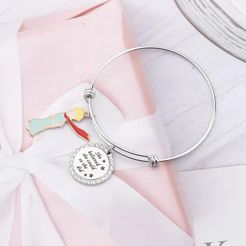 Miniatura 5 de The Little Prince Jewelry She Believe She Could So She Did - Pulsera inspirada en el príncipe y su planeta, regalos de películas de televisión