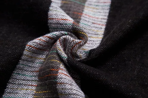 Miniatura 45 de Urban CoCo Poncho de colores para mujer, chal con frente abierto, color en bloques