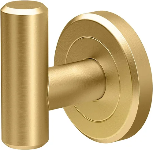 Gatco 4235 Latitude II, gancho para bata, latón cepillado/montaje en pared de 2.25 pulgadas de ancho, gancho para toallas Cobrizo cepillado
