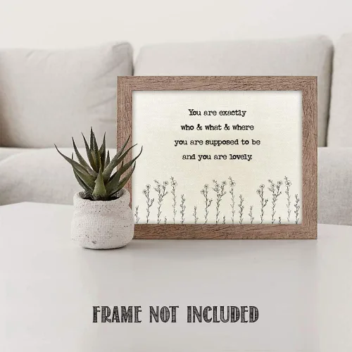 Miniatura 5 de TJ Originals - Arte de versículos bíblicos de Pedro 3:4 - Impresión artística de pared con texto en inglés "You Are Lovely You Are Special
