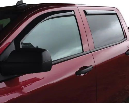 Miniatura 3 de Westin 72-39415 Deflector de viento en canal, 4 piezas para Silverado Sierra 1500 2014-2018 2015-2019 Silverado Sierra 2500 3500 Crew Cab