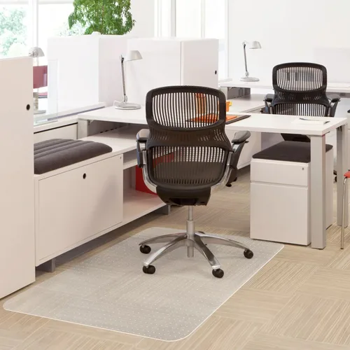 Miniatura 6 de Tapete para silla de oficina para suelo de alfombra, tapete resistente para silla de escritorio para suelos alfombrados de pelo bajo/sin pelo