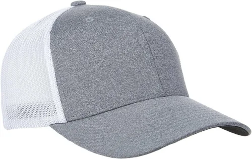 Miniatura 4 de Flexfit Gorra de malla elástica Melange para hombre