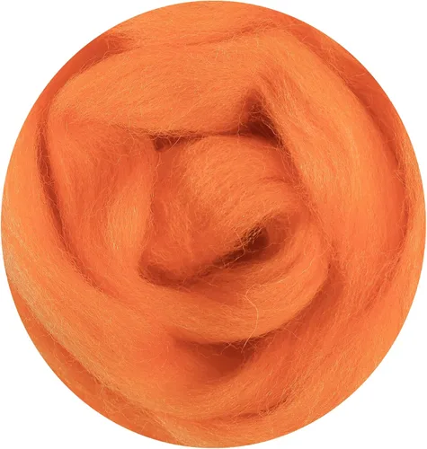 Miniatura 159 de 24 tipos de lana rosa, 4.23 oz (120 g), adecuado para fieltro húmedo y fieltro de aguja de telas hiladas de lana. Un paquete de prueba está Tonos