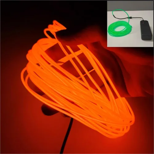 Miniatura 24 de Tira de luces LED de 360° – con opciones de alimentación de batería/USB – Luces LED flexibles para dormitorio, decoración del hogar, diseños