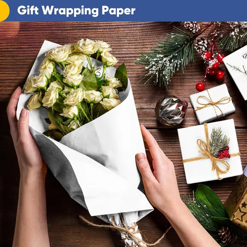 Miniatura 13 de Vanhench Papel de regalo negro de 36" x 1500" (125 pies), rollo de papel kraft de color sólido para tablón de anuncios, construcción de pósteres