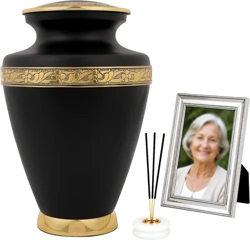 Miniatura 24 de Urnas para cenizas humanas adultas, mujeres y hombres de más de 200 pulgadas cúbicas, urna decorativa de entierro, urnas de cremación funeraria