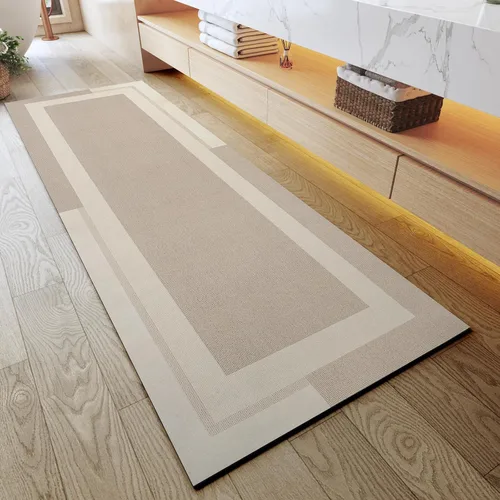 Miniatura 16 de YDKGL Alfombra de Baño Antideslizante, Respaldo de Goma Ultra Delgada Alfombras de Baño que Caben Debajo de la Puerta Secado Rápido Súper Absorbente