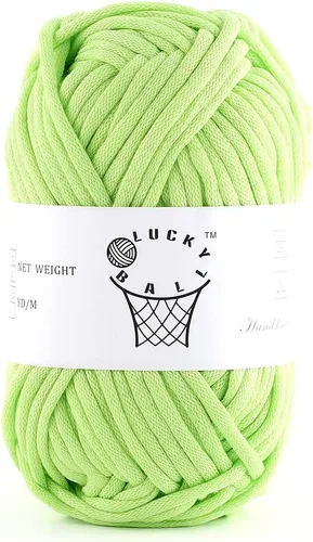 Miniatura 22 de Hilo de 100g para Ganchillo y Tejer, 66 yardas/60m de Hilo de Algodón para Principiantes, Hilo de Mezcla de Acrílico Algodón-Nylon para Kit de Blanco