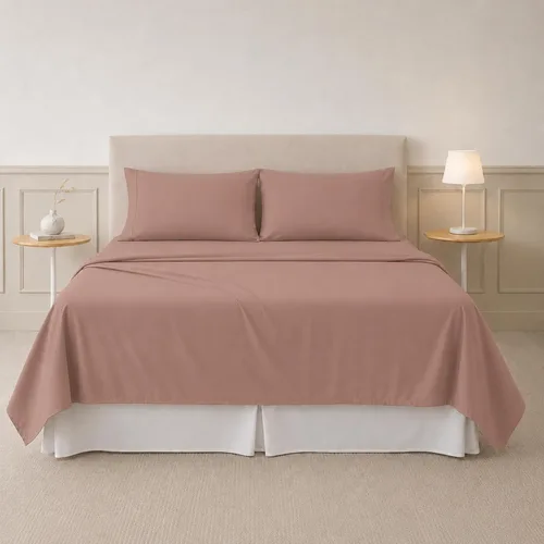 Miniatura 2 de Modern Threads Sábanas Sólidas de Microfibra Suave - Sábanas de Cama de Microfibra Lujosas - Incluye Sábana Plana, Sábana Ajustable con Bolsillos 07