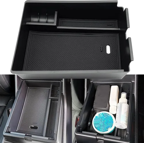 Bandeja organizadora de consola central Compatible con Kia Sportage 2023 2024 2025 NQ5 Accesorios, caja organizadora de reposabrazos, caja de
