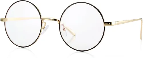 Miniatura 15 de Pro Acme Lentes transparentes con marco de metal redondo retro sin receta