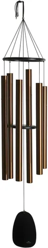 Miniatura 13 de Woodstock Chimes Signature Collection, Campanas del Paraíso, Plata Antigua 32", Campanillas de Viento de Diseños Decorativos para Exteriores, Patio