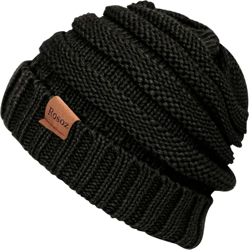 Miniatura 3 de Rosoz Gorros de invierno para mujer para mujer, gorros de punto cálidos para mujer, gruesos para clima frío