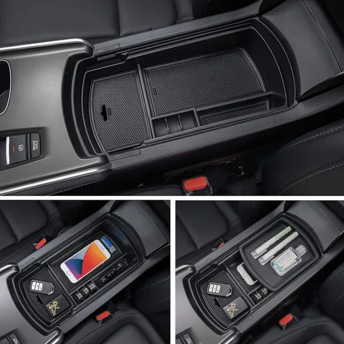 Miniatura 8 de PIMCAR Organizador de consola central para Honda Accord 2018 2019 2020 2021 2022 ABS - Caja de inserto de reposabrazos de material plástico, Accord