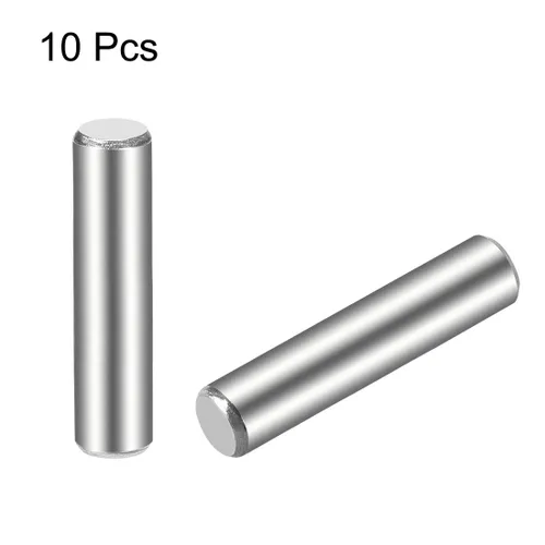 Miniatura 2 de uxcell 0.197 x 0.984 in (aproximadamente 13/64 pulgadas) pasador de pasador de madera de acero inoxidable 304 litera de madera pasadores de estante