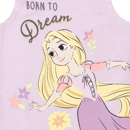 Miniatura 46 de Disney Princesa Rapunzel Ariel Belle Jasmine Aurora - Mameluco y diadema para niñas recién nacidas hasta niños pequeños
