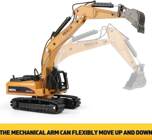 Miniatura 3 de 1/50 Scale Diecast Crawler Excavator, Metal Construction Vehicle Models Toys for Kids (Crawler Excavator)
