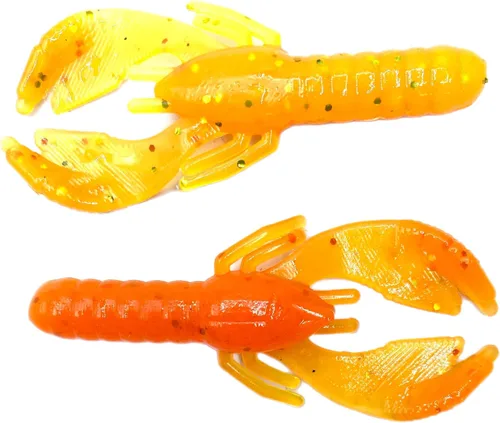 Miniatura 14 de Phat Pak Baits - Beasty Bug Jr Ned Rig Craw Finesse Bass Señuelo de pesca de plástico suave 20ct 2.8" Paquete de variedades
