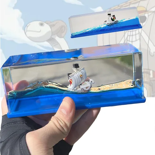 Miniatura 10 de PTAEXCEL Barco insumergible en una caja, botella de deriva fluida de crucero, juguete de crucero insumergible, decoración de modelo de deriva