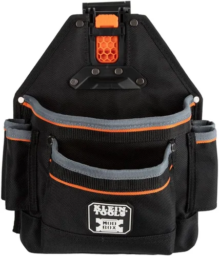Klein Tools MODbox Tool Pouch, Electrician Bag, Quickly Attach and Release from Tool Belts and MODBox Rail System