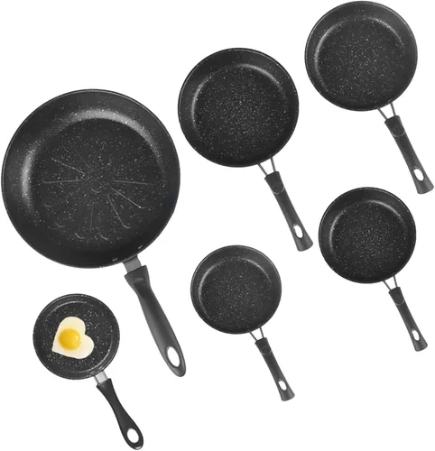 Miniatura 2 de Sartenes de fondo plano Sartenes antiadherentes Ollas de cocina Sartenes Sartenes Estufa de cocina Sartén Utensilios de cocina