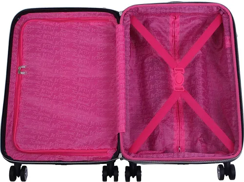 Miniatura 2 de Betsey Johnson Maleta rígida de equipaje de 3 piezas con ruedas giratorias 20 pulgadas 26 pulgadas 30 pulgadas talla única puntal flamenco Puntal