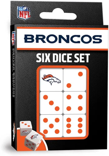 Miniatura 8 de MasterPieces Game Day - NFL Baltimore Ravens - Juego de 6 dados con logotipo del equipo, tamaño estándar D6
